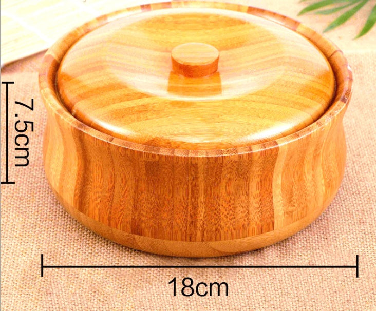 Pure Bamboo Bowl – Ciotola Naturale in Legno di Bambù