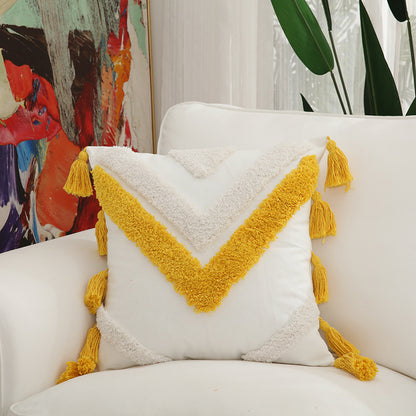 Federa Premium Embroidery con Ricami in Cotone