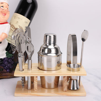 Cocktail Shaker Set - 8 Pezzi in Acciaio Inox