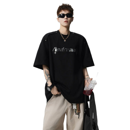 T-Shirt Lettering Half-Sleeve (M-3XL)
