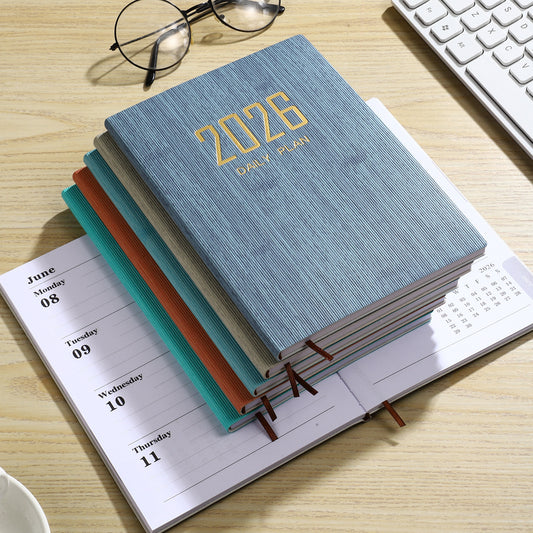 Agenda Settimanale Slim in Pelle A5