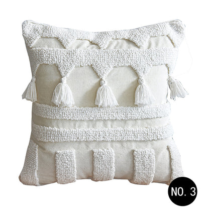 Cuscino Boho-Chic Nordic Tufted con Nappine