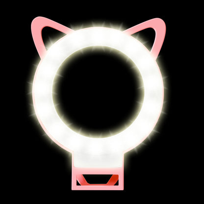 Universal Selfie-Ring: Luce LED USB per Smartphone