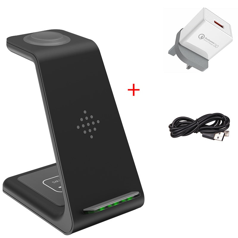 Slim-Stand 3-in-1: Caricatore Wireless Verticale