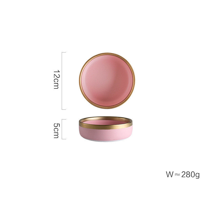 Pink Minimal Ceramic – Servizio da Tavola in Ceramica Rosa