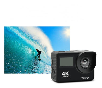 Dual-Screen 4K Action-Cam: Wi-Fi Extreme