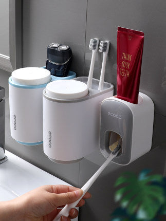 Dispenser Dentifricio Easy-Squeeze a Parete