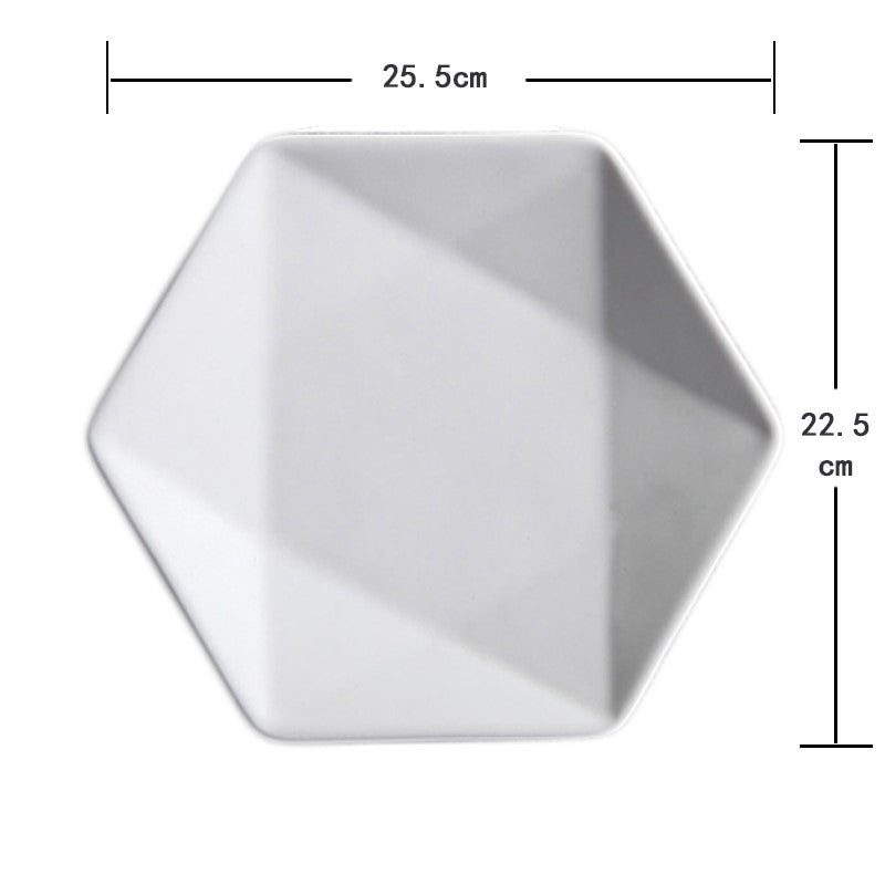 Matte Nordic Plate – Piatto in Ceramica Opaca Stile Occidentale