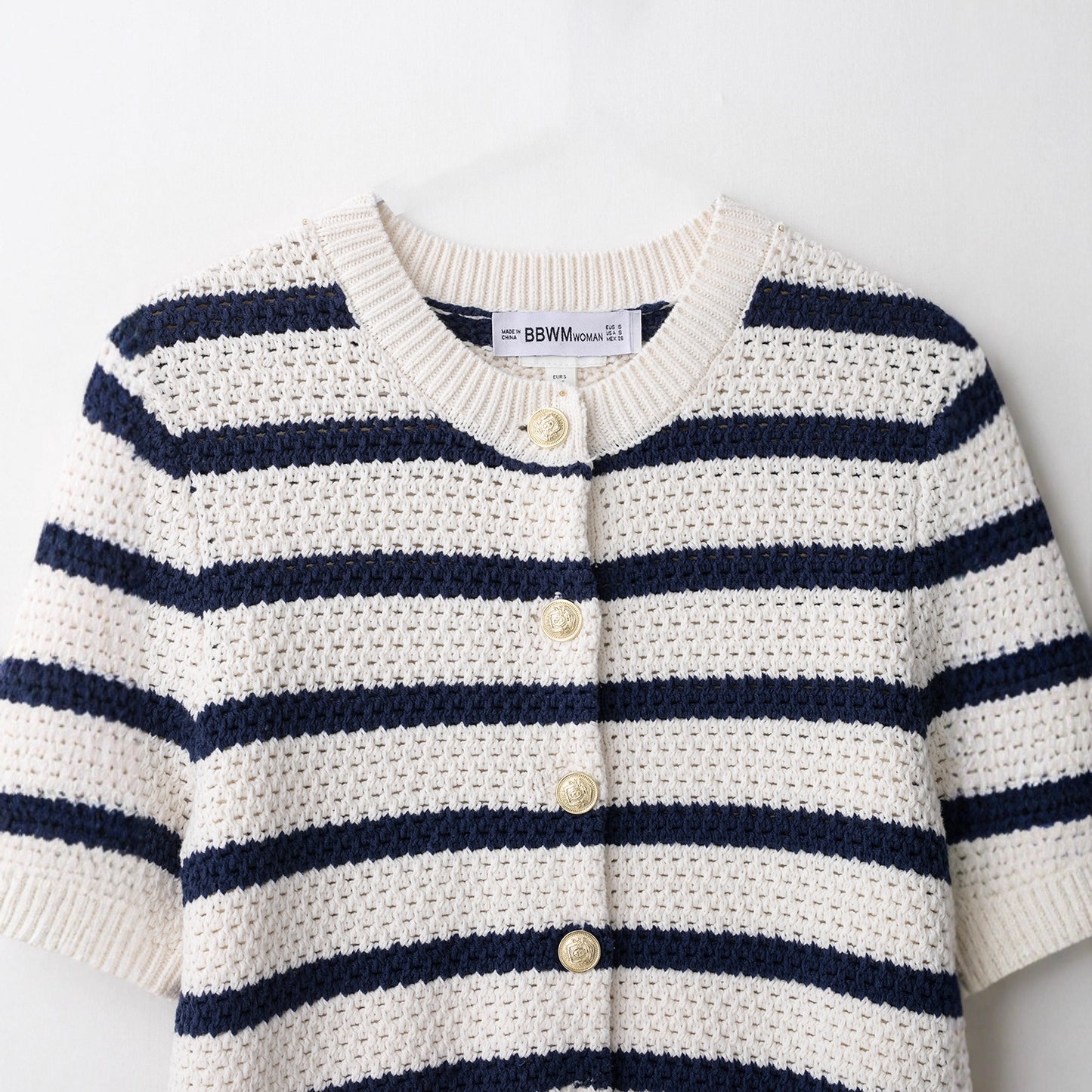 Gilet in Maglia a Righe (S-L)