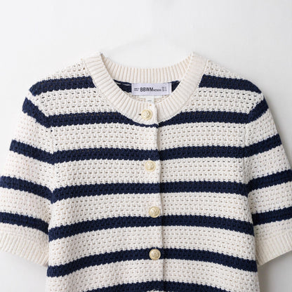 Gilet in Maglia a Righe (S-L)