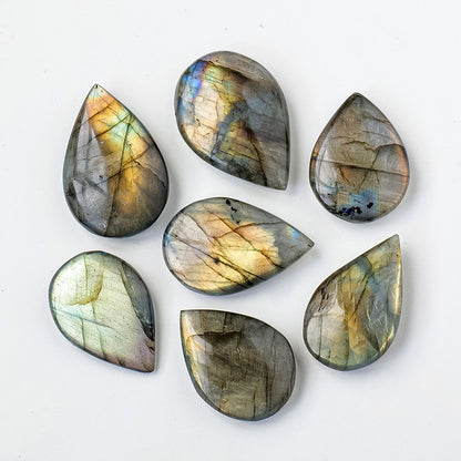 DeepIris - Pietre a Goccia in Labradorite Naturale
