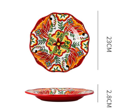 Piatti in Ceramica Sottosmalto - Boho Style