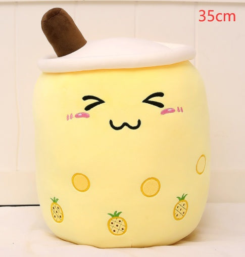 Boba Tea Plush – Cuscino Peluche a forma di Tazza Bubble Tea