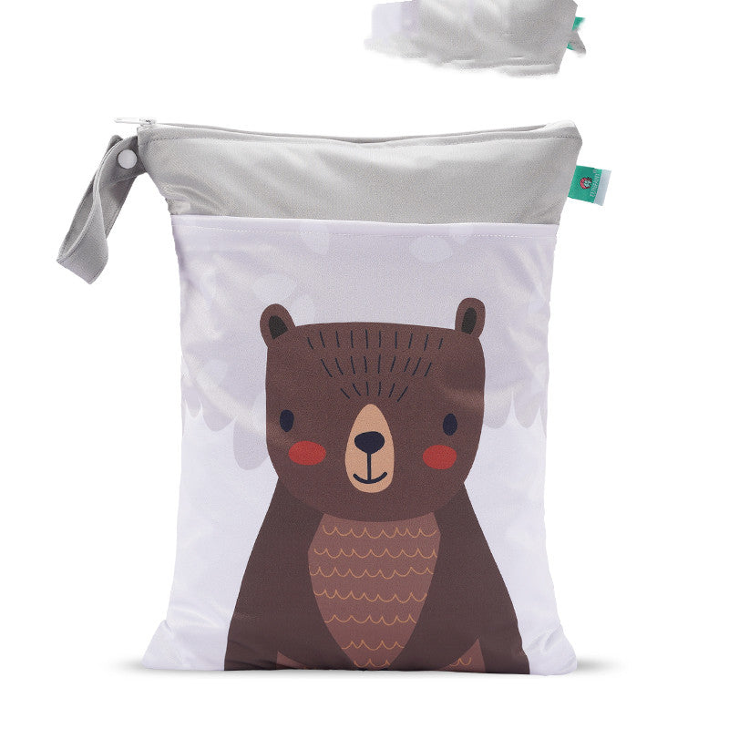 Dry & Wet - Borsa Porta-Pannolini Impermeabile e Portatile