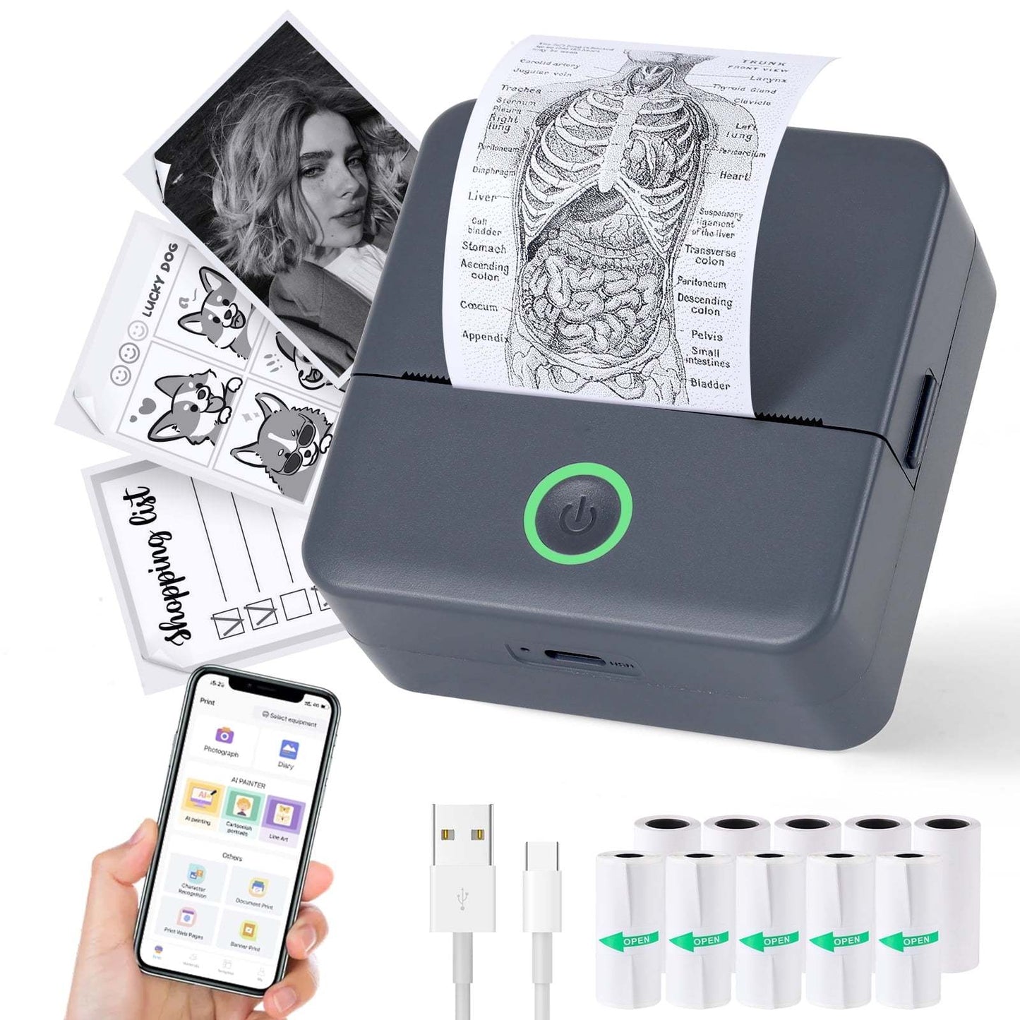 Smart Study Pocket - Stampante Termica per Appunti