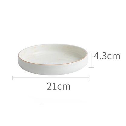 Marble Glaze Collection – Ciotole e Piatti Marmorizzati
