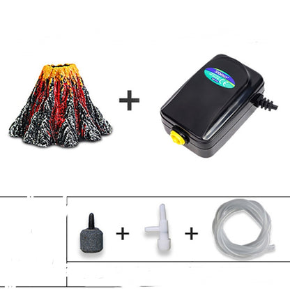 MagmaFlow - Vulcano Effetto Eruzione con Kit LED & Bolle