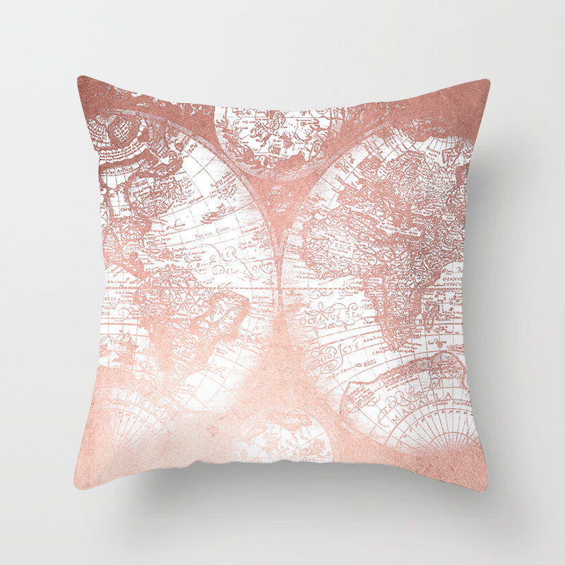 Pink Soft-Touch Case – Federa per Cuscino in Velluto Rosa Pastello