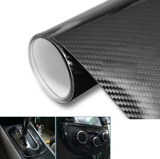 Pellicola Vinile Carbon Fiber 5D Nero Lucido