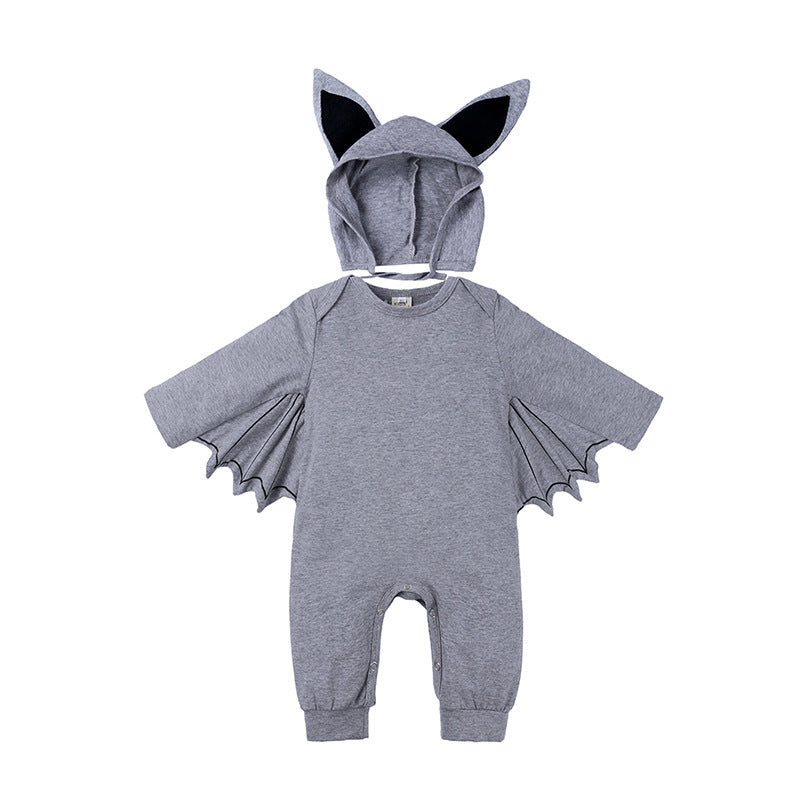 Dark Hero – Tutina Baby Bat con Mantellina Integrata (6-9 mesi, 12-18 mesi, 2-3 anni, 3-4 anni)