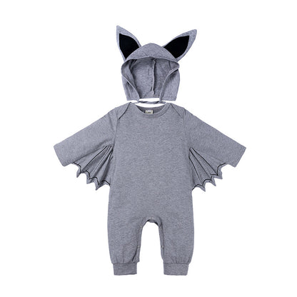 Dark Hero – Tutina Baby Bat con Mantellina Integrata (6-9 mesi, 12-18 mesi, 2-3 anni, 3-4 anni)