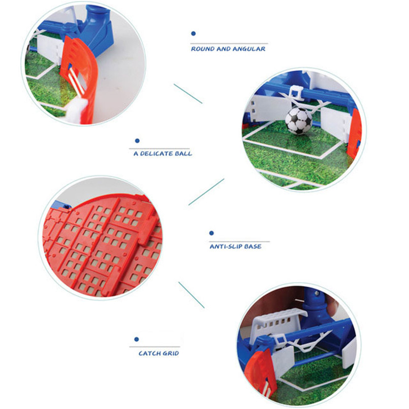 Desktop Soccer Pro – Mini Kit Calcio Balilla da Tavolo Portatile
