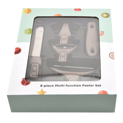 Kit Chef Smart 5-in-1: Tagliere e Utensili Salva-Spazio