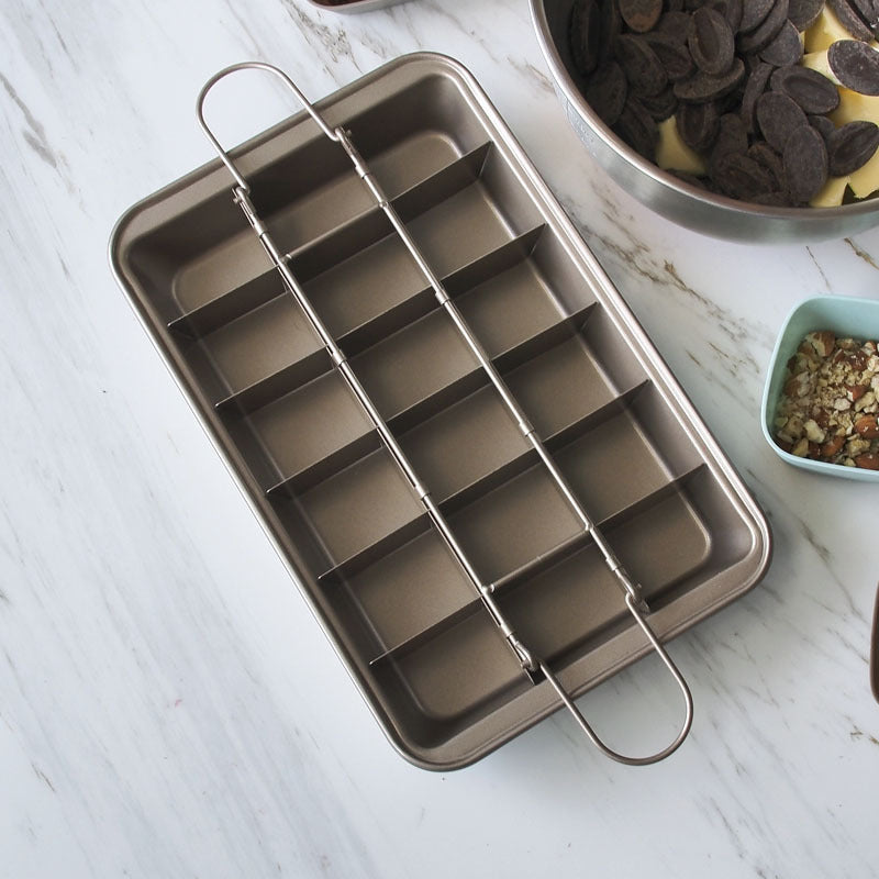 Square Brownie Master – Stampo Quadrato Professionale per Brownie e Pane