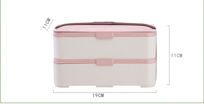 Eco-Bambù 3-Layer – Bento Box a 3 Strati in Fibra di Bambù