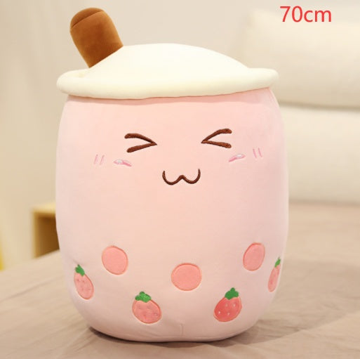 Boba Tea Plush – Cuscino Peluche a forma di Tazza Bubble Tea