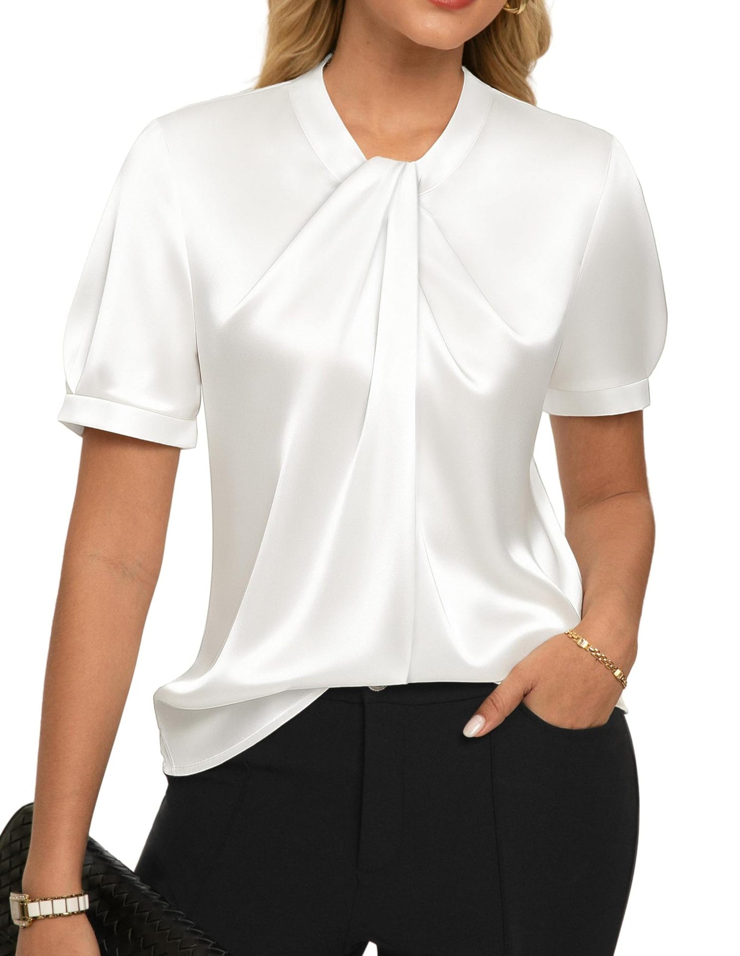 Camicia in Raso (S-2XL)