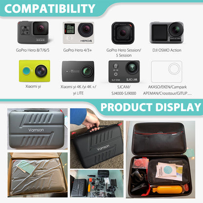 Action-Cam Essential Kit: Set Accessori Multi-Uso
