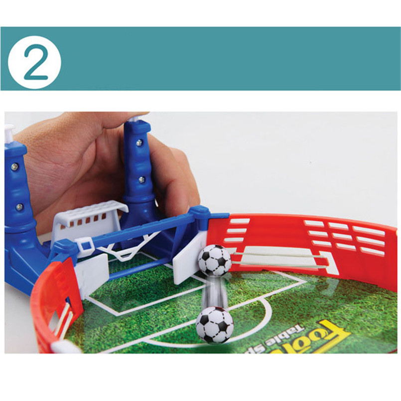 Desktop Soccer Pro – Mini Kit Calcio Balilla da Tavolo Portatile