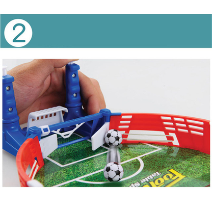 Desktop Soccer Pro – Mini Kit Calcio Balilla da Tavolo Portatile