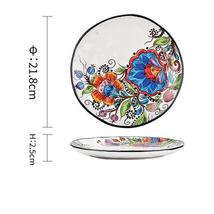 Piatti in Ceramica Sottosmalto - Boho Style