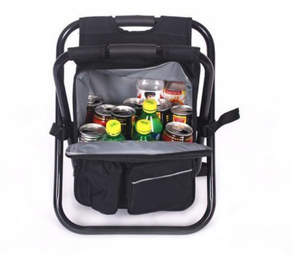 2-in-1 Foldable Portable Chair/Cooler Bag/Backpack