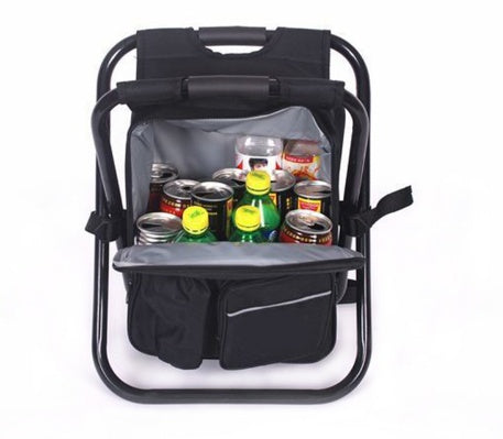 Sedia/Borsa Termica/Zaino Pieghevole Portatile 2-in-1