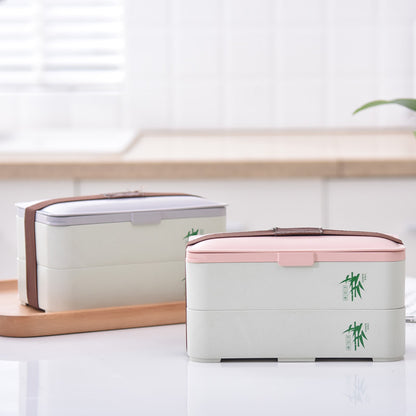 Eco-Bambù 3-Layer – Bento Box a 3 Strati in Fibra di Bambù