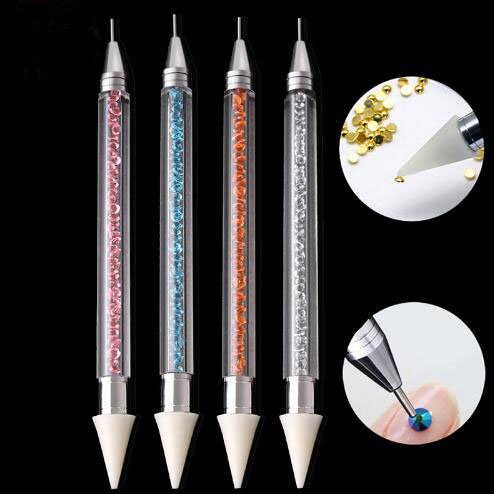 Dual-End Precision Pen - Penna Ergonomica per Diamantini e Nail Art