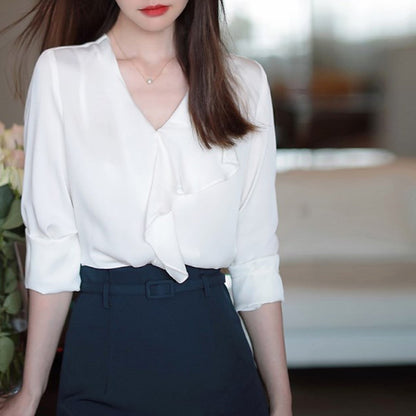 Designer Minimalist White Shirt (S-XL)