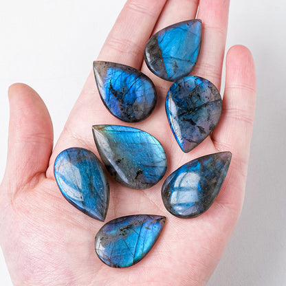 DeepIris - Pietre a Goccia in Labradorite Naturale