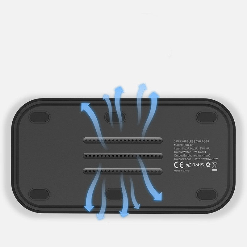 Mag-Link 3-in-1: Caricatore Wireless Magnetico