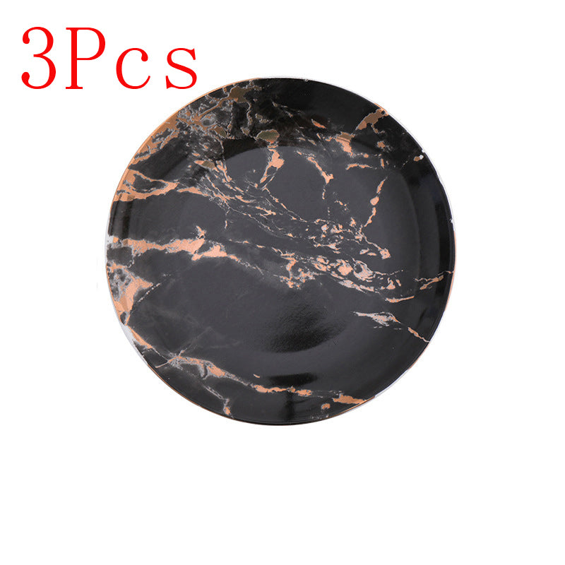 Set Piatti Orientali Nile - Marmo & Oro Blue Ocean