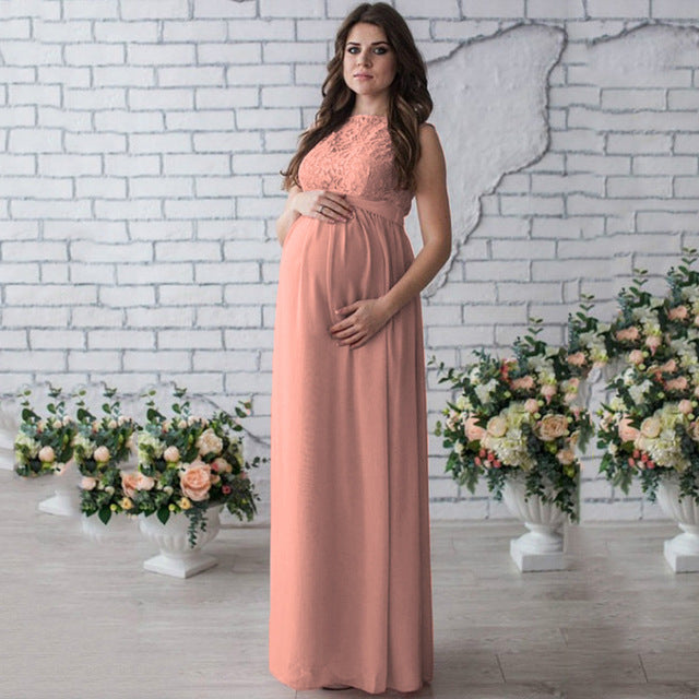 Pure Lace - Abito Premaman in Pizzo per Occasioni Speciali (S-3XL)