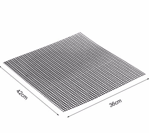 Mesh Grill Mat – Tappetino a Rete Antiaderente per Cotture su Griglia