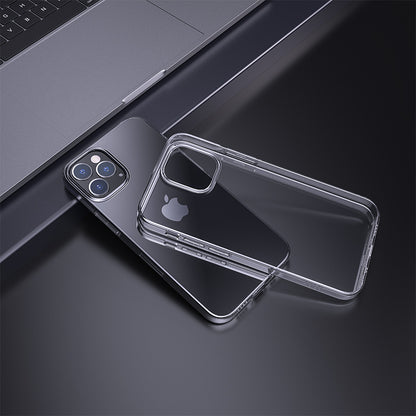 Pure-Crystal TPU: Cover Ultra-Trasparente (Iphone 13 / 14 / 15 / 13 Mini / 13-14-15 Pro /13-14-15 Pro Max / 14-15 Plus)