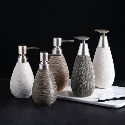 Ceramic-Wave Shower Flask
