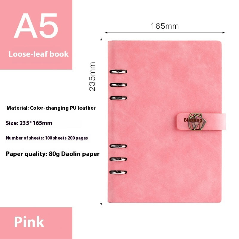 Notebook A5 Professional con Fogli Rimovibili