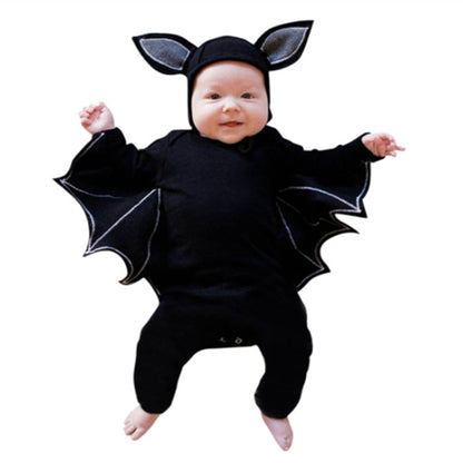 Dark Hero – Tutina Baby Bat con Mantellina Integrata (6-9 mesi, 12-18 mesi, 2-3 anni, 3-4 anni)