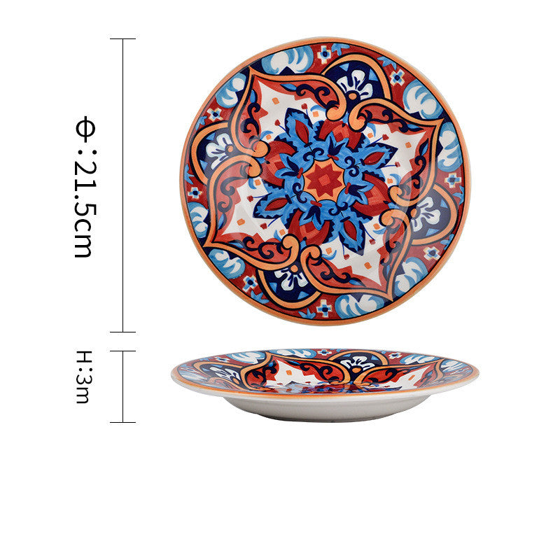 Piatti in Ceramica Sottosmalto - Boho Style